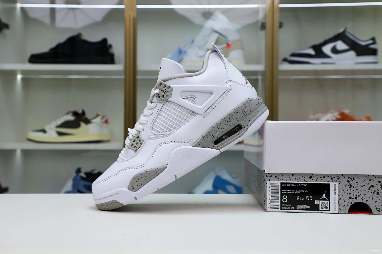 RETRO AIR 4 'WHITE JORDAN OREO' 0729